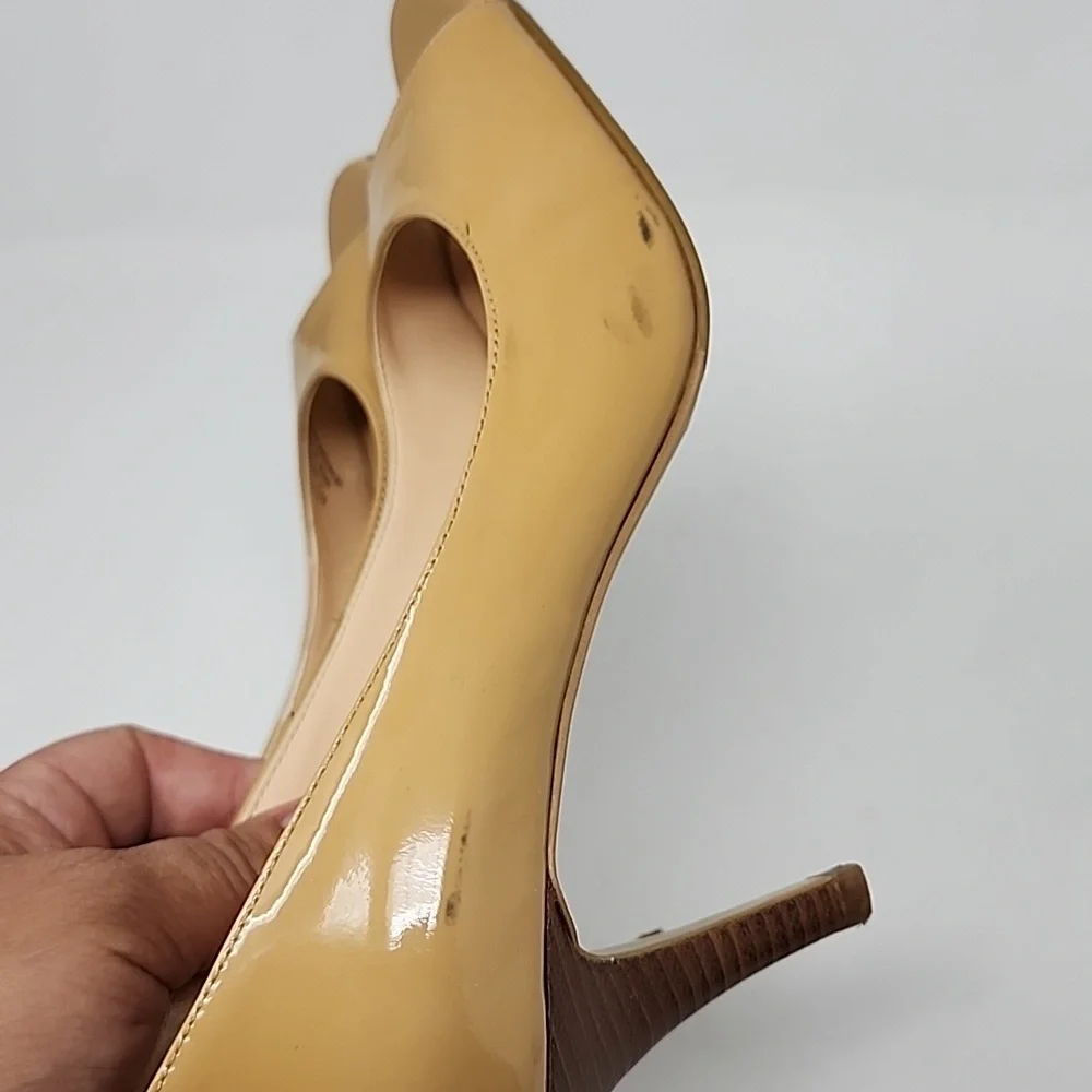 Cole Haan Peep Toe Women's Heel Pumps Nude Size 7